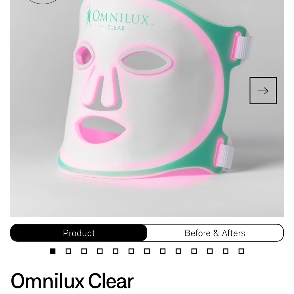Omnilux Clear LED Light Therapy Mask